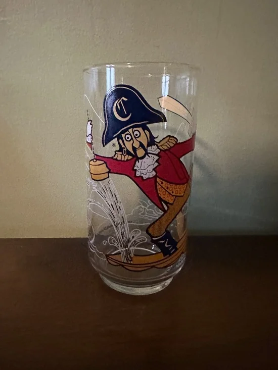 McDonald's | Other | Vintage Mcdonalds Captain Crook Glass 6oz ...